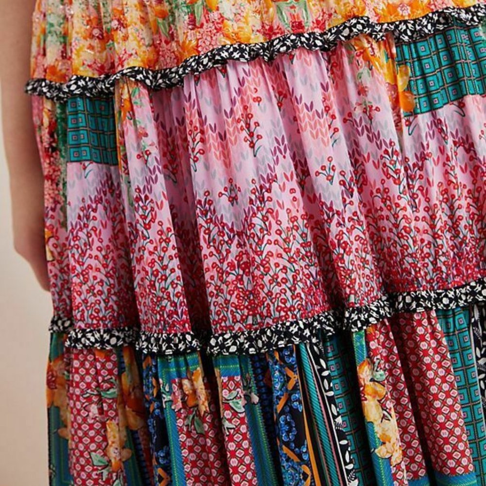 Anthropologie Celina Tiered Maxi Skirt - Picture 5 of 10